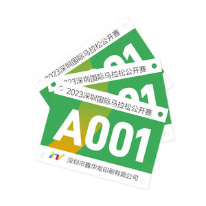 Elegante Fabricante de Números de Dorsal Deportivos Personalizados e Impermeables para Carreras y Maratones Infantiles al Aire Libre - Product Image 1