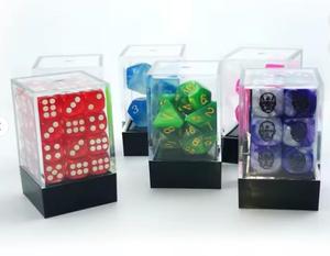 Boîte de rangement pour <span class=keywords><strong>dés</strong></span> de jeu en acrylique transparent durable à compartiments, fournie par l'usine - Product Image 6