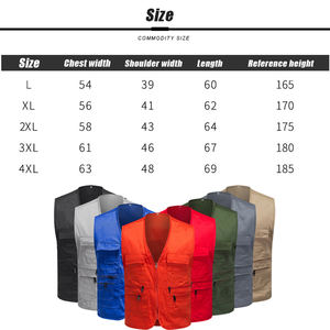 カスタムマルチポケット広告シャツ防水安全作業服ジャーナリストベストロゴ付き卸売ボランティアベスト - Product Image 5