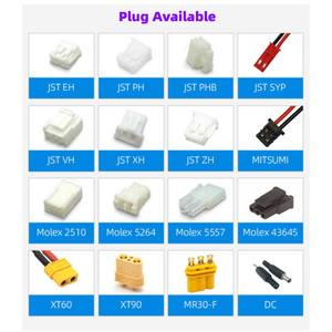 맞춤형 OEM 18650 25650 리튬 배터리 팩 3.7v <span class=keywords><strong>7.4v</strong></span> 18650 2000 마하 4000 마하 6000 마하 JST 커넥터 - Product Image 5