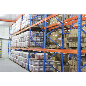 מותאם אישית כבד מדפים 2 שכבה של אחסון תוף שמן לעמוד מתלה מתכת ערמה יחידה מחסן - Product Image 1