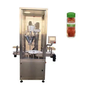 Factory Price PE PET bottle powder packing small machine Automatic Powder Rotary Filling Weighing packing Machine