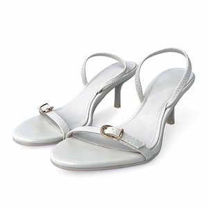 Tacones Altos con Cadena Dorada <span class=keywords><strong>Personalizados</strong></span> para Mujer, <span class=keywords><strong>Zapatos</strong></span> y Sandalias para Dama, Chaussures Pour Femmes, Pantuflas de <span class=keywords><strong>Novia</strong></span> para Boda - Product Image 1