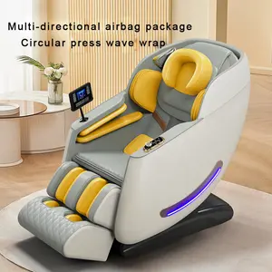 Sofá elétrico luxuoso VCT de corpo inteiro, cadeira de massagem Shiatsu reclinável, cadeira de massagem aquecida para o corpo