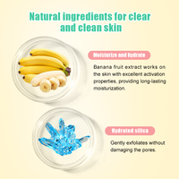 Private Label Oem Organc Slagroom Natuurlijke Body Wash Zout Suiker Exfoliërende Hydraterende Bessen Bananenmelk Whitening Body Scrub
