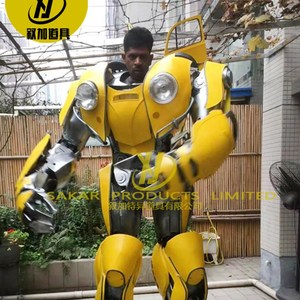 Costume de robot portable fait main par un designer, costume de cosplay de robot Transformers Bumblebee pour homme <span class=keywords><strong>adulte</strong></span> - Product Image 3