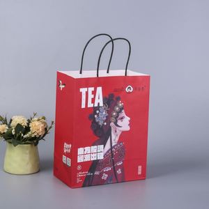 Bolsa de Papel Kraft Marrón Biodegradable con Asa Impresa Personalizada, Bolsas Ecológicas y Elegantes para Llevar Compras, para Tiendas - Product Image 2