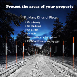 Estaca de Fibra de Vidrio Reflectante para Topografía, con Punta Puntiaguda, Soldable, Flexible, Ligera, de Alta Resistencia y Resistente a la Corrosión - Product Image 3