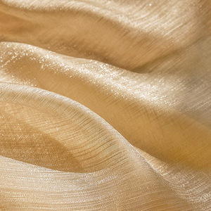 Summer Anne's Gilded Gauze French Light Luxury Dreamy Gauze Translucide Living Room Sunroof Sheer Curtain - Product Image 3