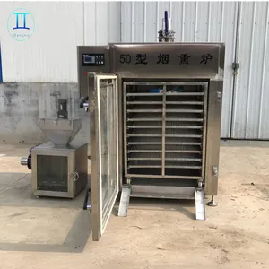 Thương Mại Thịt Người Hút Thuốc/500Kg Thịt Người Hút Thuốc/Gas Smokehouse Lò