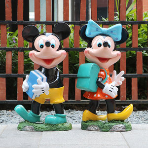 Figurines en fibre de verre faites à la main, personnalisables pour les décorations de modèles, les centres commerciaux, les jardins extérieurs et les cours. - Product Image 4