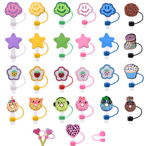 Bán buôn 8mm 10mm Silicone rơm bao gồm PVC thanh phụ kiện thiết kế số lượng lớn đồ trang trí cho ly thủy tinh cho quán bar - Product Image 3