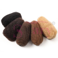 Cheveux Humains Afro Crépu en Vrac 50g Grand Paquet pour Tresses, Réparation de Locks, Extensions de Cheveux Rasta 100% Bruts Non Transformés