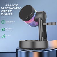 Chargeur portable pour iPhone 15 Pro Max avec haut-parleur coloré 3 en 1 Chargeur sans fil Type C Réglable 2026 Le plus populaire