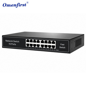 מתג אתרנט מהיר 16 פורטים 10/100Mbps לא מנוהל, מתג רשת 1U להתקנה בארון, פלטת גב 3.2Gbps לרשת משרדית - Product Image 3