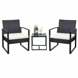 Georgia restaurant Outdoor/Home furniture Wicker dining tables and chairs Outdoor rattan Chairs