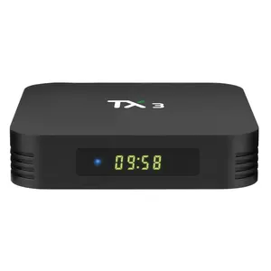 Joinwe Latest android tv box TX3 S905X3 Quad core Android 9 Wifi 6K Smart Tv Box