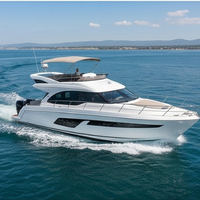 Meilleur Yacht à Moteur Flybridge 360 de 33 pieds, Cabin Cruiser, Double Moteur Yamaha 300 CV, Coque en PRV, Bateau à Prope avant, Certifié CCS CE, Prix Usine