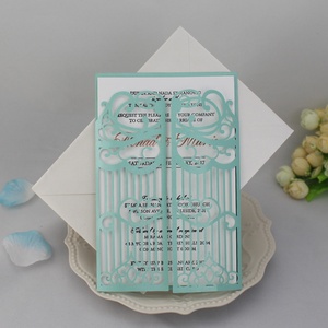 Doc Door <strong>Design</strong> Laser Cut Wedding <strong>Invitation</strong> <strong>Design</strong> De Marriage - Product Image 2