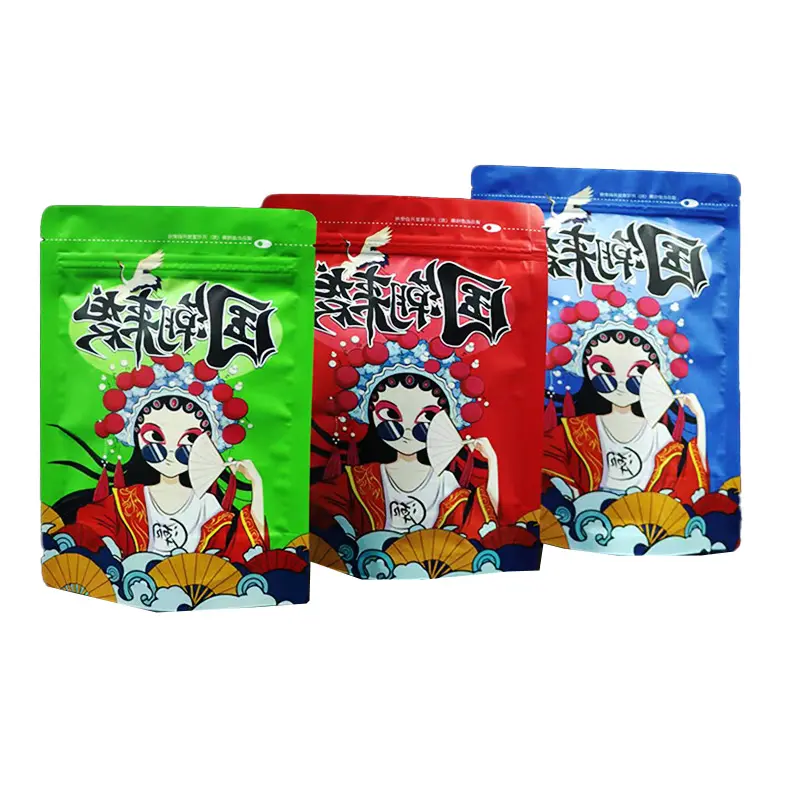 Custom Printing Flat Bottom Plastic Aluminium Foil Zipper Bag Cat Dog Pet Food Packaging Bags With Zipper Dog Packaging Pouch