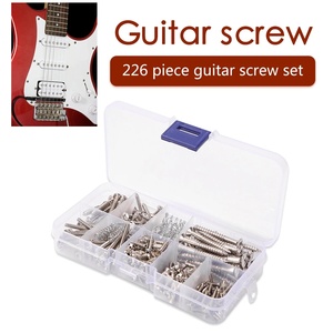 Kit de vis pour <span class=keywords><strong>guitare</strong></span> Luthier Tool 226 pièces pour montage de plaque de protection et plaque arrière, assortiment d'accessoires pour <span class=keywords><strong>guitare</strong></span> électrique - Product Image 2