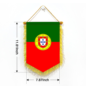Mini 20x30cm Pennant Car Flags Portugal Wall Decor Display Accessories <b>Small</b> <b>Ornaments</b> for Hanging - Product Image 5