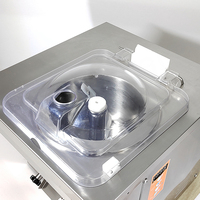 Nouvelle Machine à Glace Artisanale Automatique 7L, Modèle Comptoir Mini Intelligent, Options Lait et Fruits, Congélateur de Table pour Glaces, Faible Coût