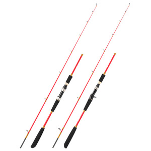 Canne à pêche en mer en fibre de carbone pour la pêche au bar, 2 brins, action moyenne, 1,5-1,8 m, guides <span class=keywords><strong>Fuji</strong></span>, taille portable - Product Image 1