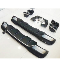 Haute qualité GLE63 AMG Style Kit carrosserie voiture pare-chocs lèvre diffuseur arrière tuyau d'échappement pour Mercedes Benz GLE W166 2015-2019