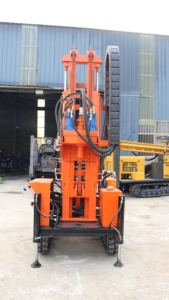Rastreador de água poços perfuração 220m 200m profundidade mina furo broca máquina 45kw motor diesel portátil operar à venda - Product Image 3