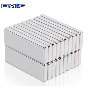 Imán de Neodimio NdFeB sin <span class=keywords><strong>HRE</strong></span>, sin Dy/Tb, Resistente a Altas Temperaturas, N52, Bloque Cuadrado de 20x10x2mm, para Sujeción de Alta Resistencia - Product Image 1