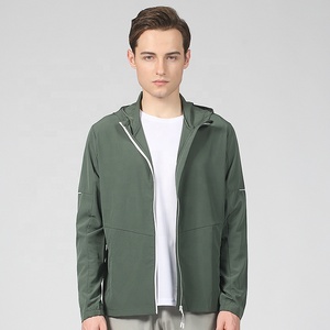 Veste de sport à capuche zippée intégrale pour <span class=keywords><strong>homme</strong></span>, <span class=keywords><strong>protection</strong></span> UV, randonnée en plein air, pêche, vêtements de sport personnalisés avec logo - Product Image 2