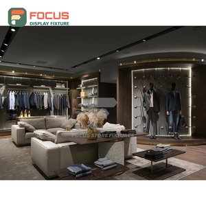 Custom Designer Store Stainless Steel Retail Furniture Factory Clothing Store - Product Image 1