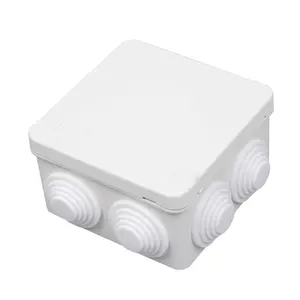 ホワイトボディカスタマイズ工業用PVC ABSIP65プラスチック防水ケーブルグランド電気エンクロージャージャージャンクションボックス