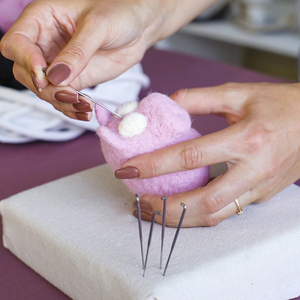 Tùy Chỉnh Hỗn Hợp Màu 2Cm 5Cm 6Cm 7Cm Tùy Chỉnh Kích Thước Làm Bằng Tay Len Pom Pom Hạt Vòng hoa Trang Trí Nội Thất Len Tự Làm Cảm Thấy Quả Bóng - Product Image 4