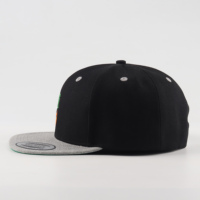Casquette Snapback en Polaire à 6 Panneaux Brodée Personnalisée Unisexe avec Logo Personnalisé pour les Sports de Plein Air