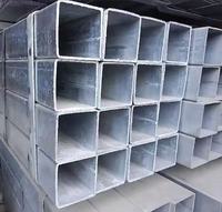 Pipa Kotak Seamless Galvanis S345 S355 SHS 20x20 40x40 80x80 Pipa Persegi Panjang Galvanis Celup Panas
