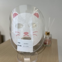 Masques en tissu pour enfants, taille personnalisée, 100% coton pur, imprimés avec des animaux amusants et mignons, avec couleur personnalisée pour le visage des enfants