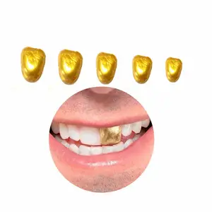 SowSmile-غطاء تثبيت على الأسنان, غطاء تثبيت على الأسنان ، ذهبي ، للشوايات ، مناسب للحفلات