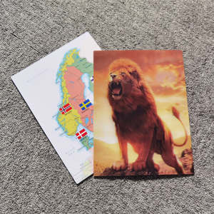 Carte postale 3D lenticulaire personnalisable avec mon propre <span class=keywords><strong>image</strong></span>, faible MOQ, personnalisation, carte stéréoscopique à effet de changement, pour la promotion, souvenir, cadeau - Product Image 5