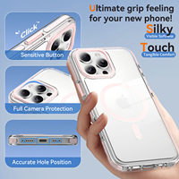 Funda de Lujo para Smartphone con Botones Magnéticos Metálicos para iPhone 18 17 16 15 Pro Max, Protección de Lente Metálica, Fundas Móviles