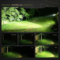 Sofirn SC33 Senter LED Isi Ulang 21700 Daya Tinggi 5200lm Jarak Jauh EDC untuk Luar Ruangan, Terlaris