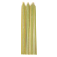 Brochettes plates en bambou écologiques de 25 cm, de qualité alimentaire, pour saucisses