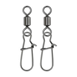 Accessoires de pêche à la <span class=keywords><strong>carpe</strong></span> Palmer Snap Swivel, émerillons en acier inoxydable et cuivre, émerillons de pêche robustes, connecteur d'émerillon, émerillons à clip - Product Image 1