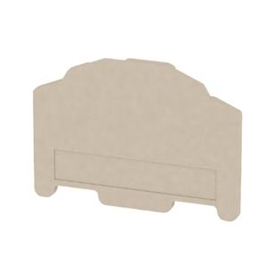 Weidmüller Klemmenblock ZAP/TW7 Trennwand 1706110000 – Kompatibel mit ZDU 2.5-2/3AN - Product Image 1