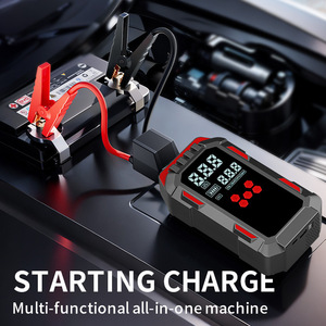 Arrancador de Coches Portátil YC 2025 de 12V 7200mAh con Pantalla Digital, Inflador de Neumáticos con Bomba de Aire, Presión Máxima de 101-150 Psi, Material ABS - Product Image 4