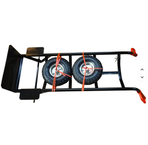 Carretilla de Acero Resistente HT1830, Carretilla Metálica Original Personalizada con <span class=keywords><strong>Ruedas</strong></span> Neumáticas de 10x3.5 Pulgadas para Equipos Industriales - Product Image 6
