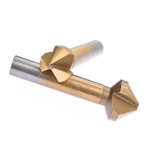 Broca avellanadora <span class=keywords><strong>de</strong></span> metal HSS <span class=keywords><strong>de</strong></span> 3 filos y 90 grados DIN335C al por mayor <span class=keywords><strong>para</strong></span> avellanado, desbarbado y contravellanado - Product Image 3