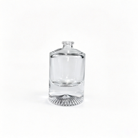 Botol Parfum Kaca Silinder Mewah FENGHUA dengan Pompa Semprot, Permukaan Berhias Hot Stamping & Gold Stamping