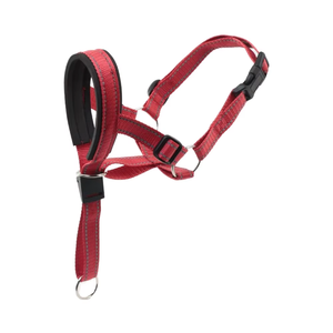 Muzzle US anjing nilon Modern dengan tali pengaman penutup mulut Harness untuk mencegah tarik berat kerah tali Halter - Product Image 5